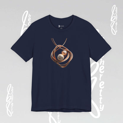 Art Lovers - Necklace t-Shirt Becheretty Casual Wear,  Everyday Fashion - Unique Style, Graphic T-Shirt