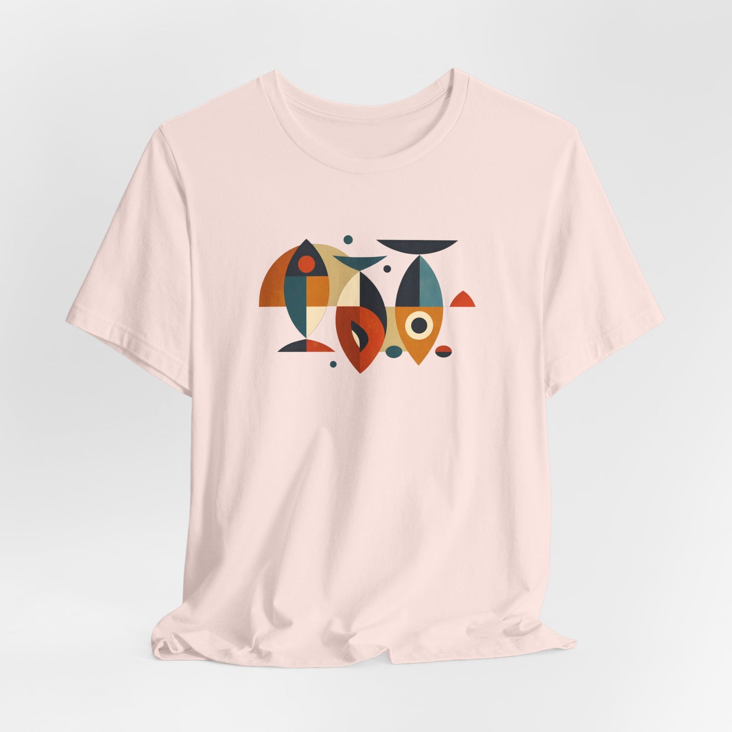 Abstract Harmony Tee Becheretty - Casual Wear, Gift for Friends, Everyday Comfort, Unique Artwork