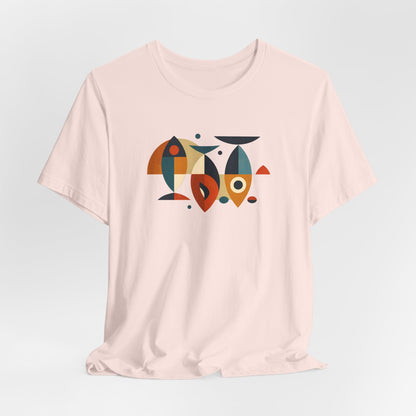Abstract Harmony Tee Becheretty - Casual Wear, Gift for Friends, Everyday Comfort, Unique Artwork