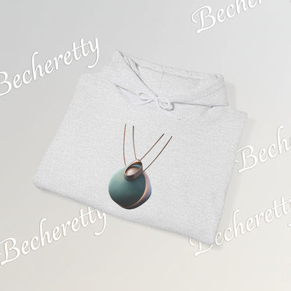 Abstract 3D Geometric Necklace Hoodie - Art Graphic Becheretty - Unisex, Original Gift for Friends