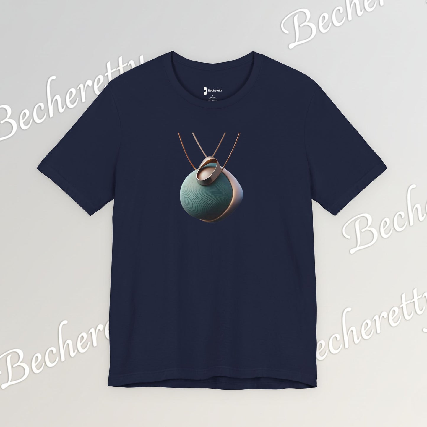 Abstract fruit Necklace - Graphic T-Shirt Becheretty - Perfect Women's Gift - Casual Wear - Style is Yours