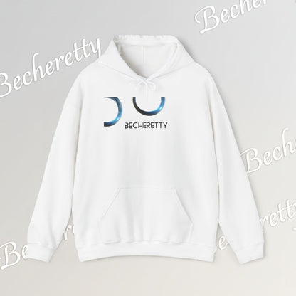 Broken Vector Hooded - Minimalist Design Becheretty - Art Lovers Statement
