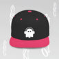 Unique Ghost Headphones Flat Bill Snapback Hat - Art Graphic Becheretty