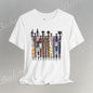 Ancestral Strides - Graphic Tee Becheretty - African tribal art style - Woven with history, worn with pride.