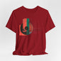 Minimalist Cubist Vinyl Tee - Art Graphic Becheretty - Spin your style in a new direction.