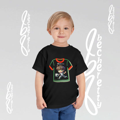 Toddler T-Shirt - Perfect for Soccer Lovers - Dynamic Graphic Becheretty - Stylish Kids Wear