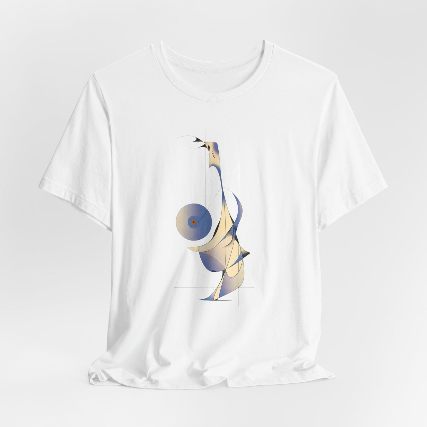 Abstract DJ Tee - Art Graphic Minimalist Becheretty - Perfect for Casual Outfits, Gift for Friends, Summer Style.