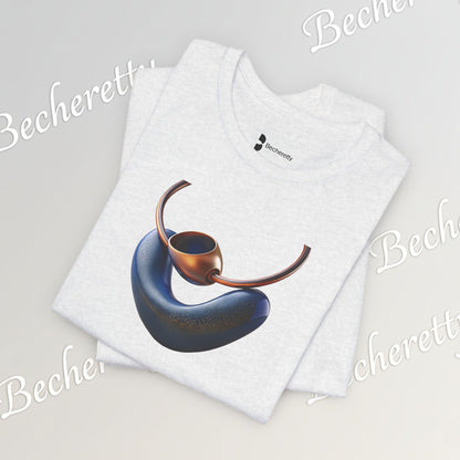Necklace - Artistic design - T-Shirt short sleeve Becheretty- Fashion Casual Wear - Ideal Gift for Women