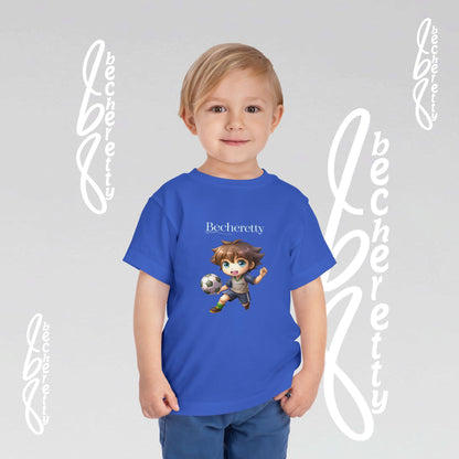 Toddler T'Shirt - Fun Graphic Becheretty - Perfect for Soccer Lovers - Kids Casual Wear