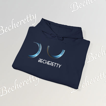 Broken Vector Hooded - Minimalist Design Becheretty - Art Lovers Statement