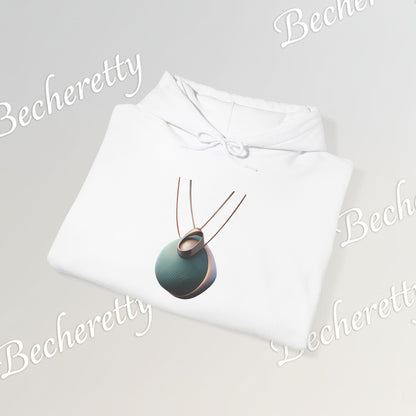 Abstract 3D Geometric Necklace Hoodie - Art Graphic Becheretty - Unisex, Original Gift for Friends