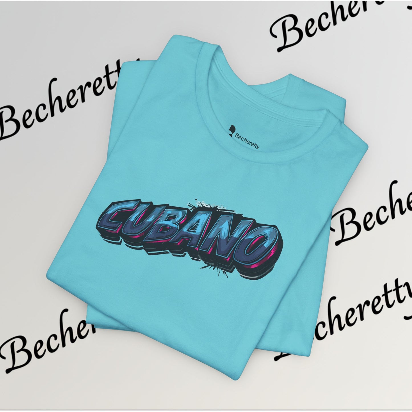 Graphic Tee "Cubano" Minimalist Art Graphic Becheretty - T-shirt that expresses confidence - Casual Wear