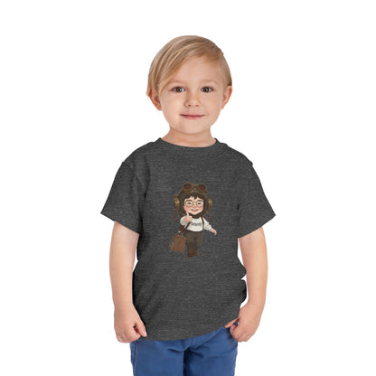 Toddler Tee  "Aviation Pilot" — Cute Little Aviator Graphic Art Becheretty