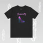 Trendy Graphic T-Shirt Becheretty - Futuristic High Heel Design, Fashion, Casual Wear