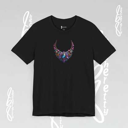 Colorful Necklace Design - Bohemian Inspire - Short Sleeve T'Shirt - Perfect gift for women