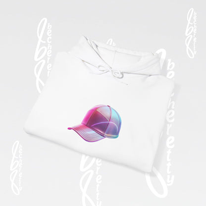 Graphic Hoodie "Retro Cap" for Creative Souls - Art Minimalist Becheretty - Stylish - Casual Wear