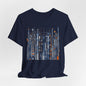 Urban Frequencies T-Shirt - Modern Geometric Graphic Becheretty - Wear the city. Feel the rhythm.