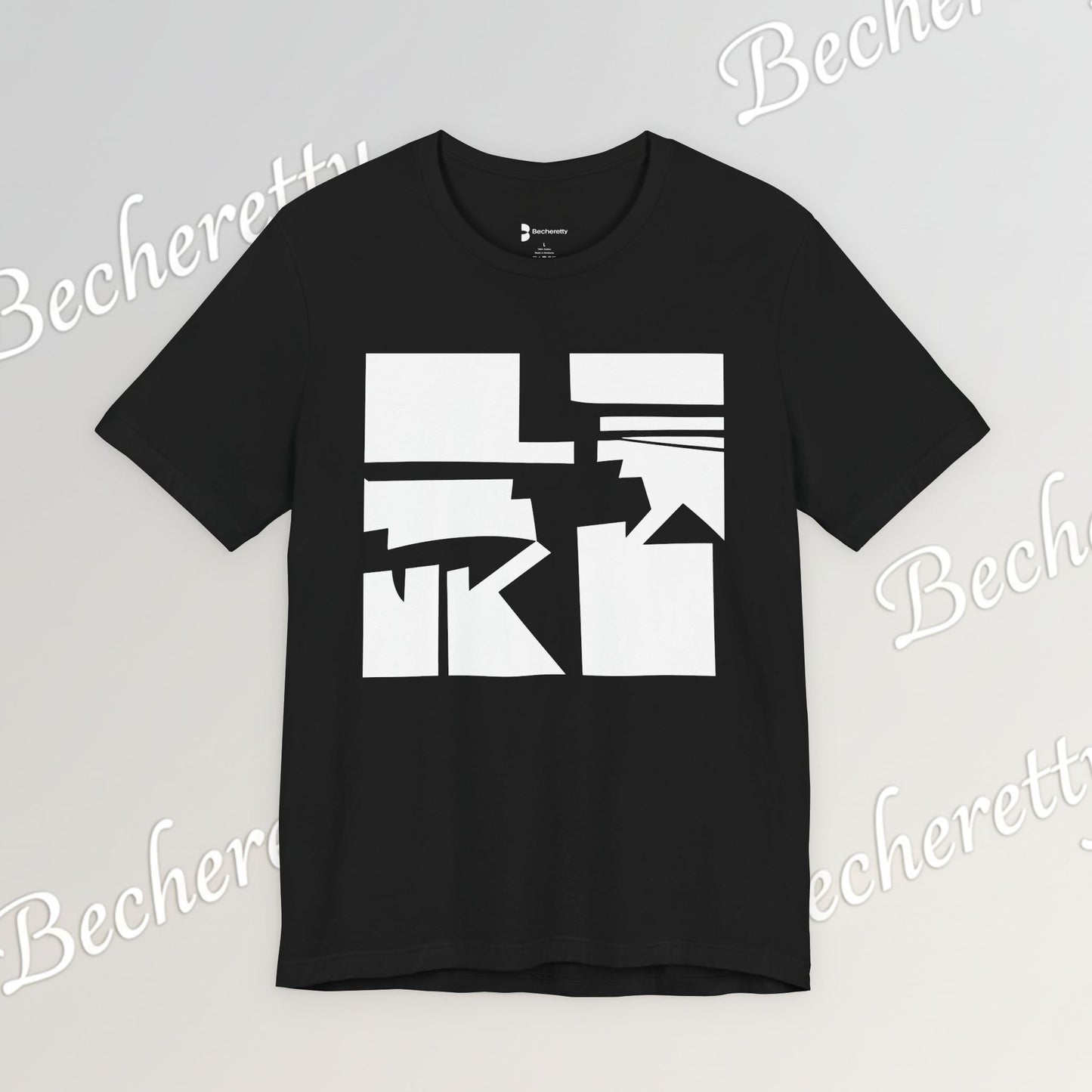 Abstract Graphic Art T-Shirt - Becheretty - Casual Wear - Gift for Art Lovers - Modern Artwork Apparel