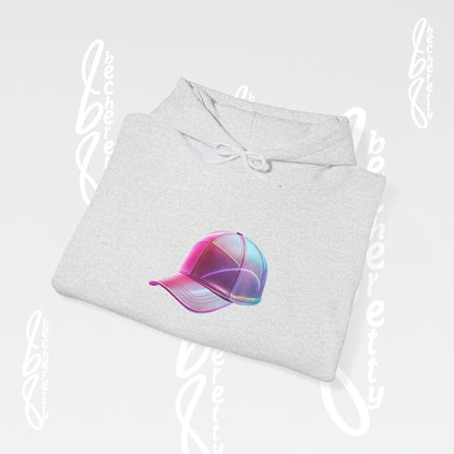 Graphic Hoodie "Retro Cap" for Creative Souls - Art Minimalist Becheretty - Stylish - Casual Wear