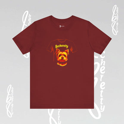 Yorkshire Graphic Tee Becheretty - Artistic Design for Yorkie Lovers & Best gift for them