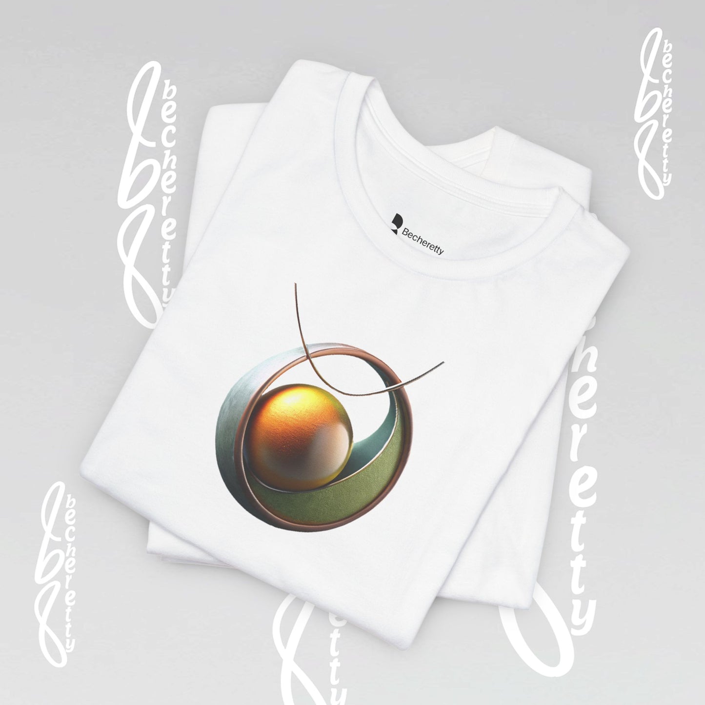 Art Graphic Becheretty "Necklace" - Stylish Design T-Shirt - Casual Wear, Gift for Art Lovers, Everyday Style, Unique Art Apparel