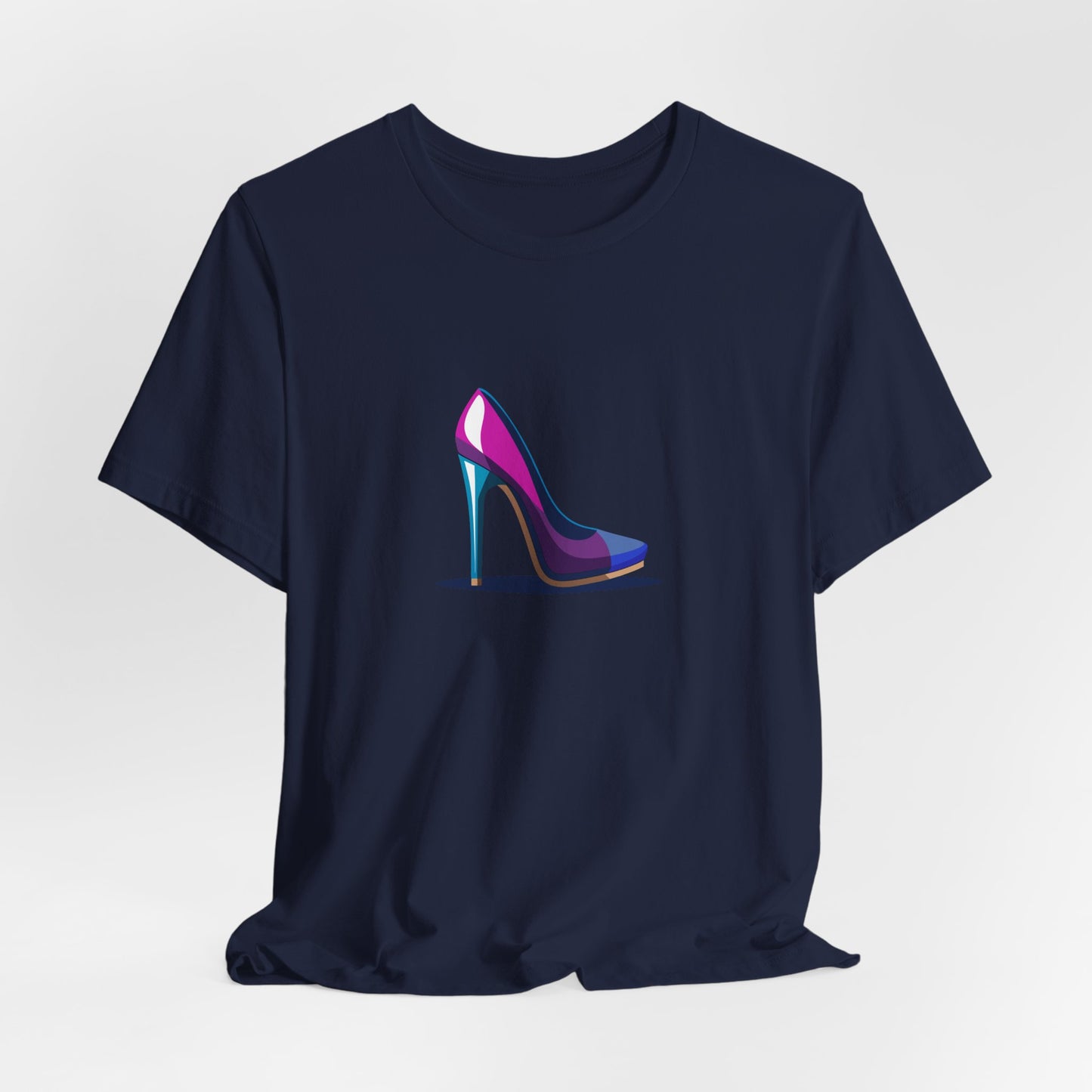 Colorful futuristic Stiletto T‑Shirt - Art Graphic Becheretty - A nod to your unique fashion style