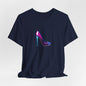 Colorful futuristic Stiletto T‑Shirt - Art Graphic Becheretty - A nod to your unique fashion style