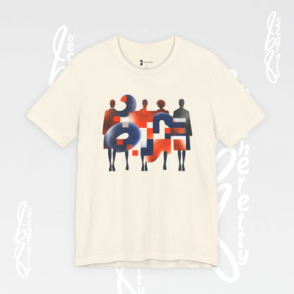 Abstract Graphic Tee Becheretty - Wear the Art - Become Part of the Composition