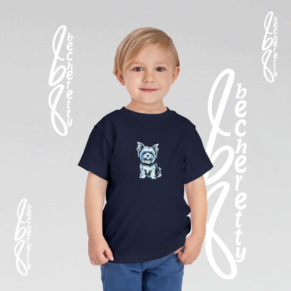 Yorkie - Graphic Tee "Becheretty" for Toddlers -  Perfect gift for the little ones