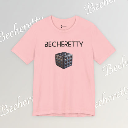 Becheretty Cube T-Shirt – Minimalist Geometric Graphic Art Expression - Casual wear - Gamers Gift