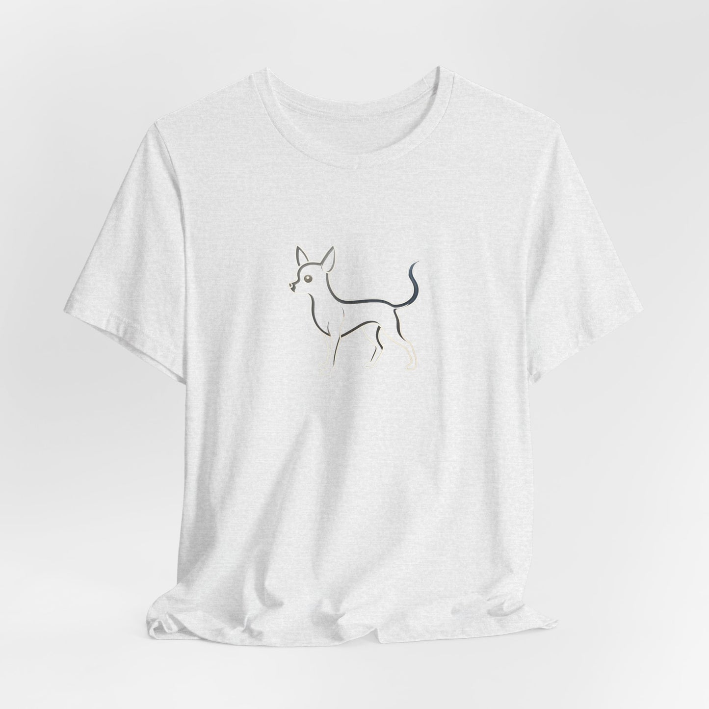 The Minimalist Muse: Chihuahua Line Art Tee Becheretty - "dog lovers"— less is often much more.