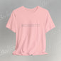 Minimalist Logo Tee Becheretty - Short Sleeve- Casual Style, Unisex - Relaxed Fit Top - Everyday wear