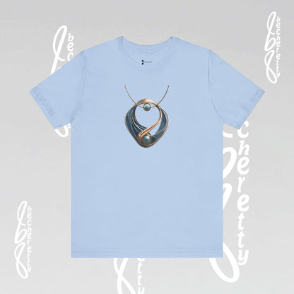 Necklace Artistic design - Statement T-Shirt Becheretty - Casual wear - Unique Graphic Top, Everyday Style