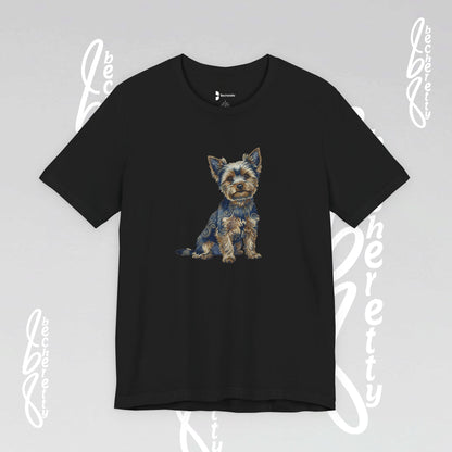 Yorkie T'Shirt - Art Graphic Becheretty - Perfect gift for Pets Lovers - Casual Wear