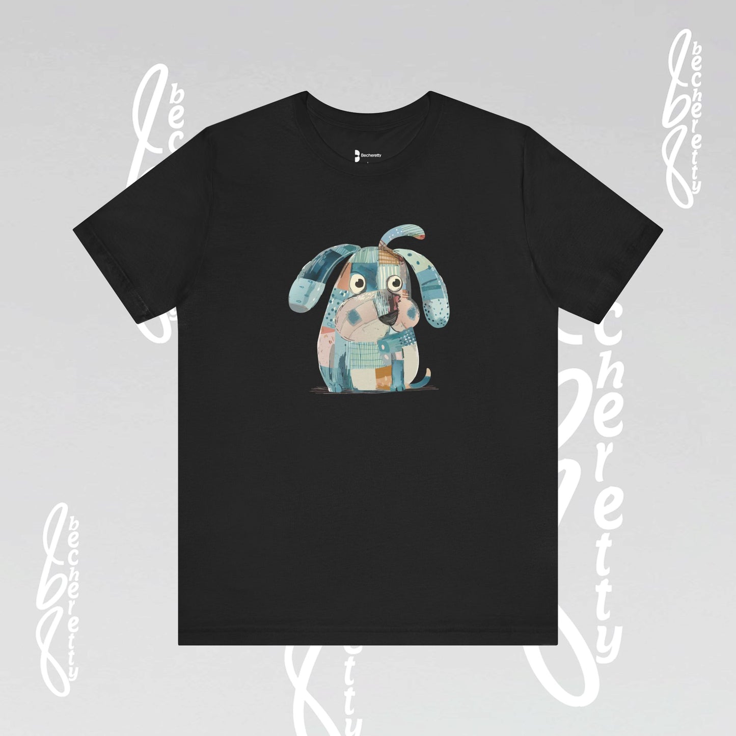 Dog Lovers Tee "Frenchie" Art Graphic Becheretty - Special gift for French Bulldog owners - Casual Wear