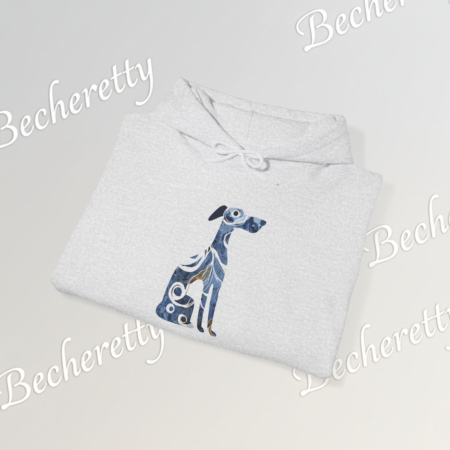 Artistic Dog Silhouette Hoodie - Graphic Becheretty - Perfect gift for dog lovers