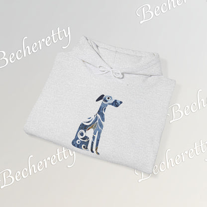 Artistic Dog Silhouette Hoodie - Graphic Becheretty - Perfect gift for dog lovers