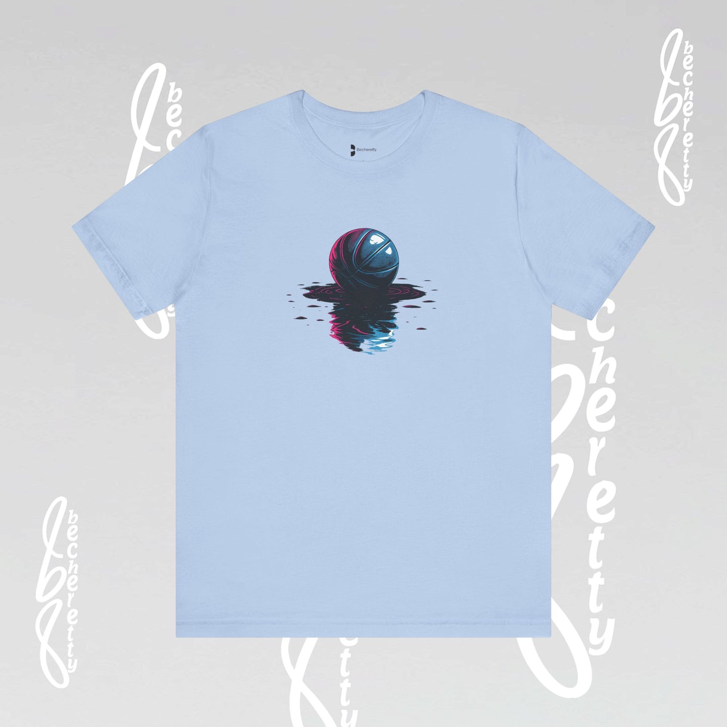 Basketball T-Shirt - Art Graphic Becheretty - Perfect gift for Basketball Lovers - Casual Wear