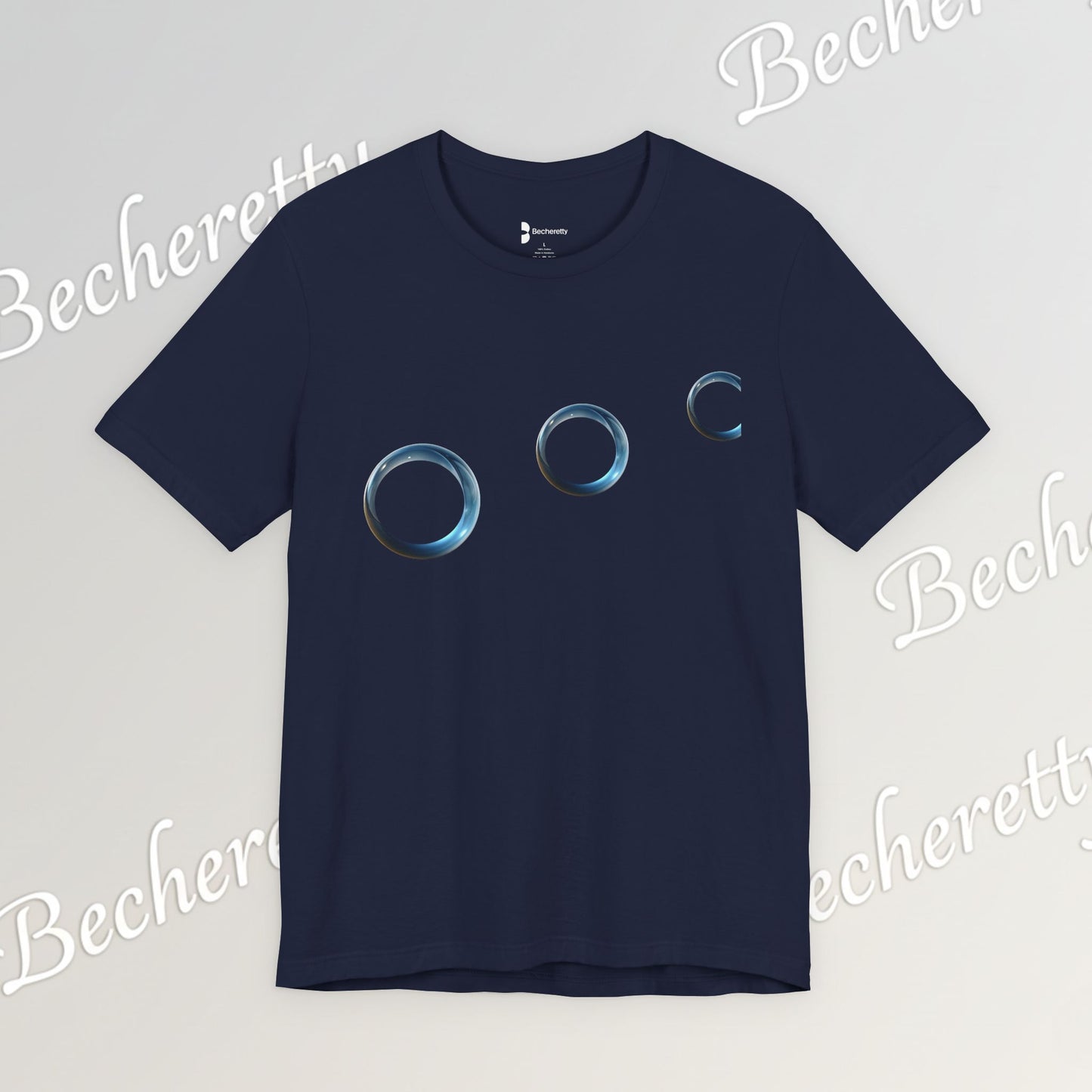 Moon Phase Tee — Minimal Lunar Circle T-Shirt - Art Graphic Becheretty - Everyday outfit