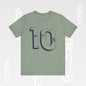 Stylish Unisex Tee - Number 10 - Casual Everyday Wear, Unique Gift  Sports Lovers, Becheretty Graphic, Team Spirit