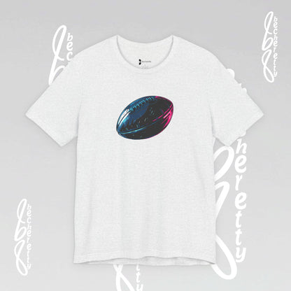 American Football T-Shirt - Art Graphic Becheretty. Game day, casual wear, unique design.