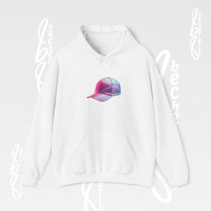 Graphic Hoodie "Retro Cap" for Creative Souls - Art Minimalist Becheretty - Stylish - Casual Wear