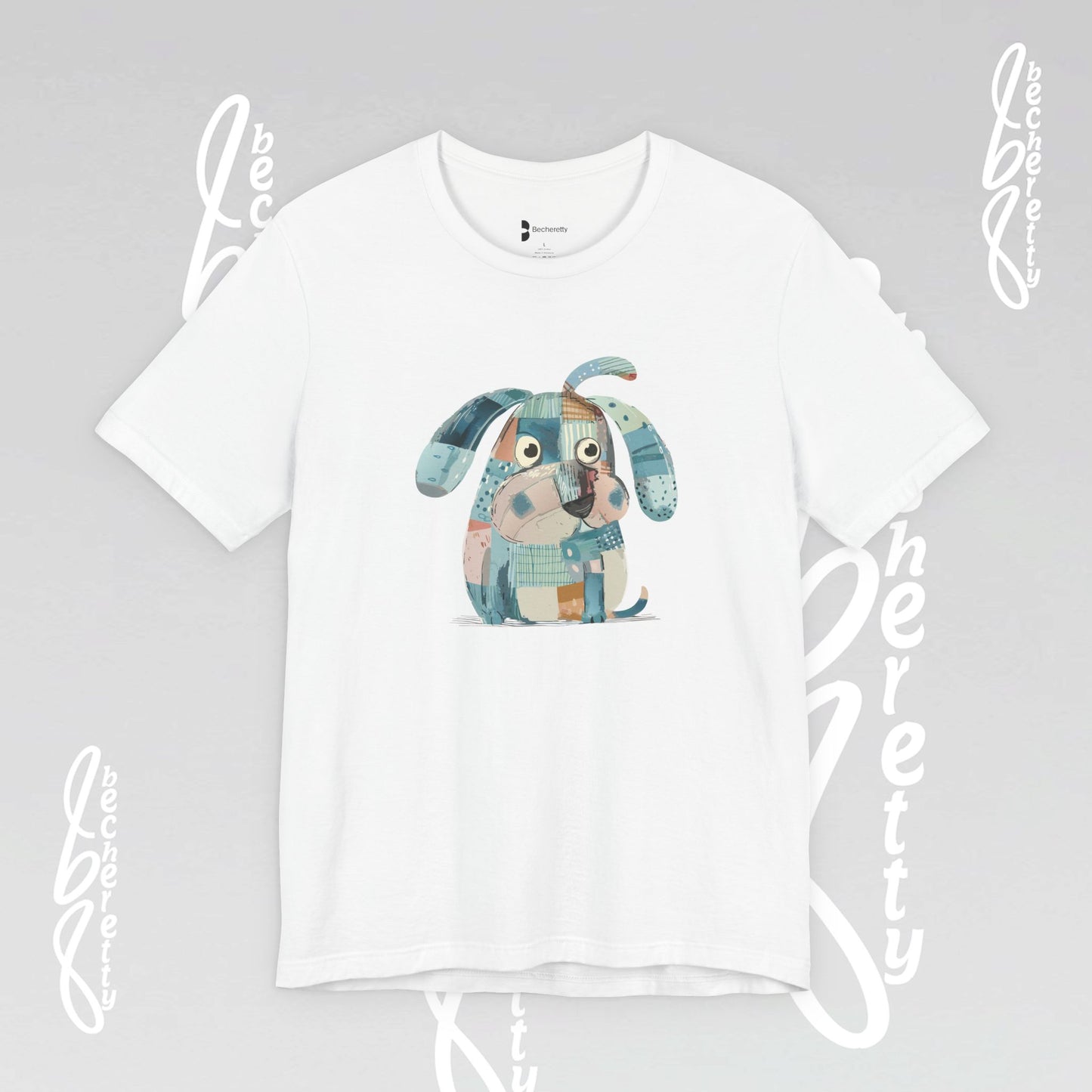 Dog Lovers Tee "Frenchie" Art Graphic Becheretty - Special gift for French Bulldog owners - Casual Wear
