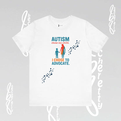 Autism Awareness Unisex Tee - Becheretty Graphic - Perfect gift for parents and friends supporting the cause.