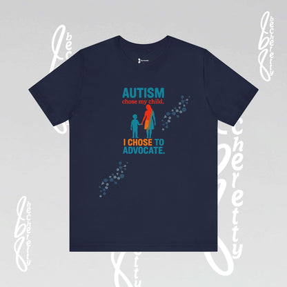 Autism Awareness Unisex Tee - Becheretty Graphic - Perfect gift for parents and friends supporting the cause.