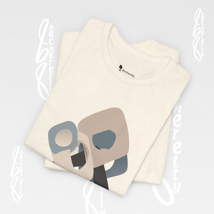 Flow Graphic Tee - Becheretty Minimalist Design - Perfect for art enthusiasts - Stylish Casual Wear