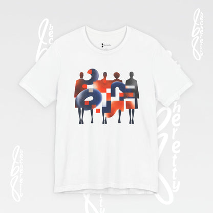 Abstract Graphic Tee Becheretty - Wear the Art - Become Part of the Composition