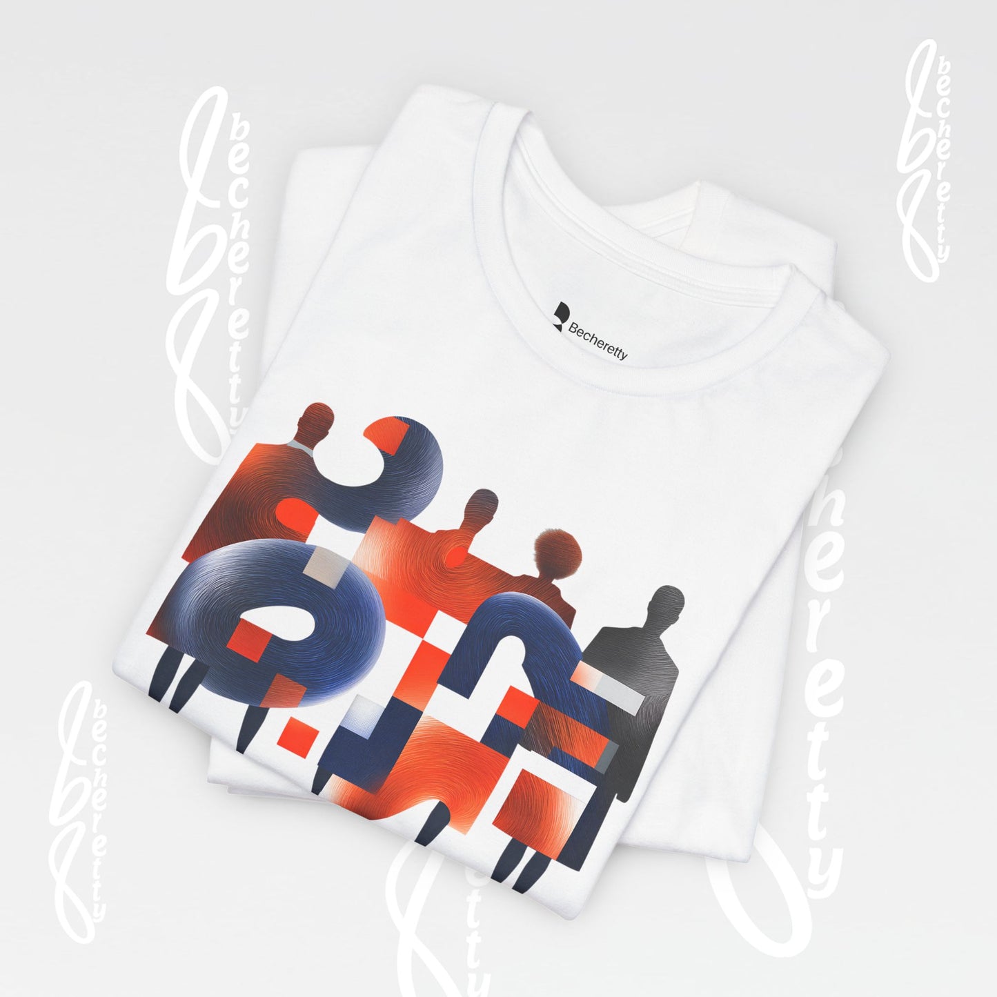 Abstract Graphic Tee Becheretty - Wear the Art - Become Part of the Composition