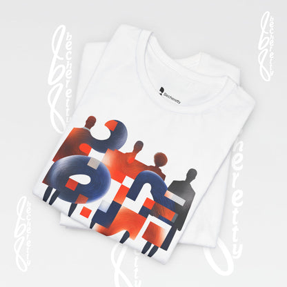 Abstract Graphic Tee Becheretty - Wear the Art - Become Part of the Composition