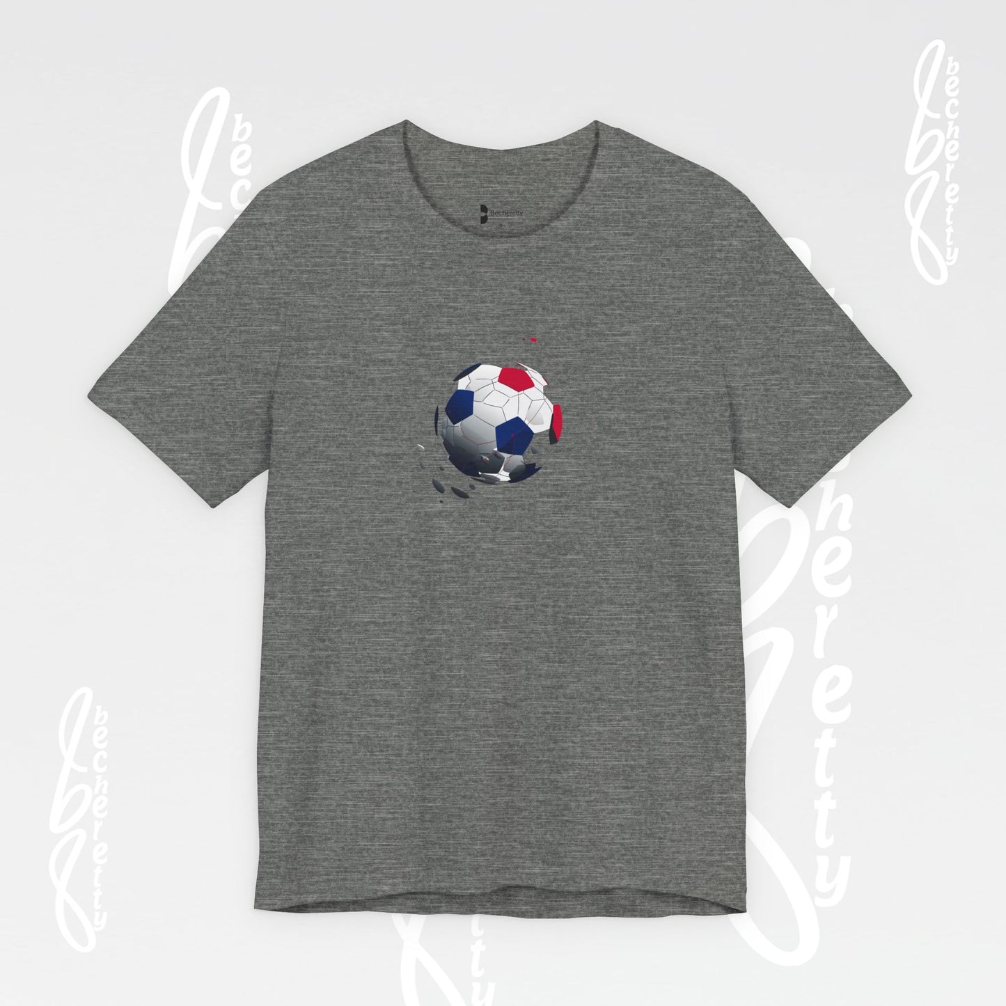 Soccer Ball Graphic Tee — Artistic Minimalist Design Becheretty - Enthusiastic Fans - Match Day